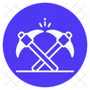 Pickaxe Mining Tool Icon