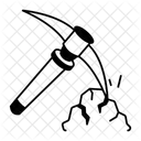 Pickaxe Mattock Digging Icon