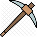 Pickaxe Mining Tool Equipment Cryptocurrency Construction Miner Pick Mine Icon