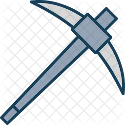 Pickaxe mining tool equipment cryptocurrency construction miner pick mine  Icon