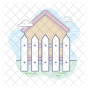 Picket Fence Garden Fence Wooden Fence Icon
