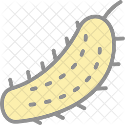 Pickle Icon - Download in Colored Outline Style