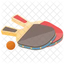 Pickleball Paddleball Tischtennis Symbol