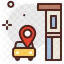 Pickup Pickup Point Taxi Pickup Point Icon