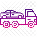 Pickup Truck Transport Dump Icon