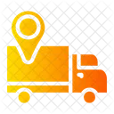 Pickup Truck Logistics Distribution Icon