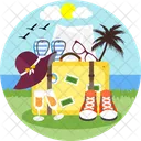 Picnic Packing Travel Icon