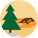 Picnic Park Tree Icon