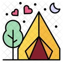 Picnic Camping Tent Icon