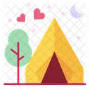 Picnic Camping Tent Icon