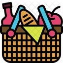 Picnic Basket Food Icon