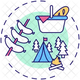 Picnic and camping  Icon