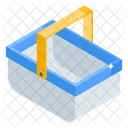 Picnic Basket Handbasket Bucket Icon