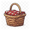 Basket Picnic Food Icon