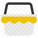 Picnic Basket Food Storage Icon