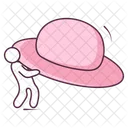 Picnic Hat Fashion Hat Headgear Icon