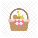 Picnic Basket Food Icon