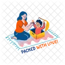 Picnic Enjoy Motherhood Icon