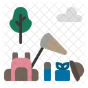 Picnic Net Catch Icon
