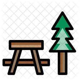 Picnic Table  Icon