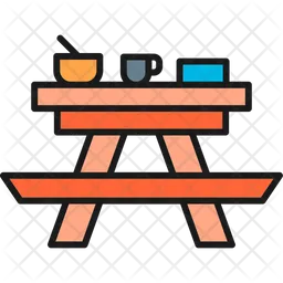 Picnic Table  Icon