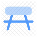 Picnic Table Bench Table Icon