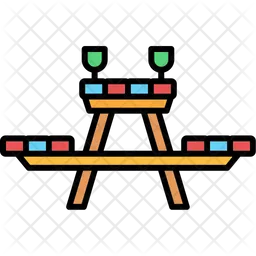 Picnic table  Icon