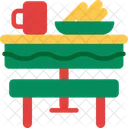 Picnic Table Bench Table Icon