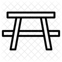 Picnic Table Icon