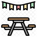 Picnic Table Park Campground Icon