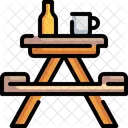 Picnic Table Picnic Camping Table Icon