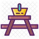 Picnic Table Table Camping Table Icon
