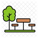 Bench Table Picnic Icon