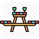 Picnic Table Camping Picnic Icon