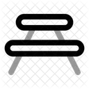Picnic Table Bench Table Icon