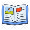 Picture Book Open Book Scrapbook Icon