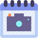 Camera Calendar Time And Date Icon