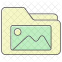 Picture Folder Lineal Color Icon Icon