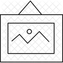 사진 프레임 가정용품 사진 프레임 아이콘
