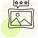 Picture Review Minimal Outline Icon