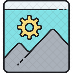Pictures optimization Icon