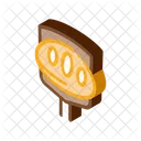 Knife Cutting Baked Icon