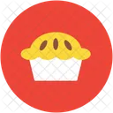Pie Baked Cupcake Icon