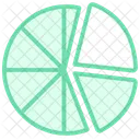 Pie Chart Duotone Line Icon Icon