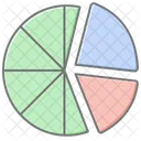 Pie Chart Lineal Color Icon アイコン