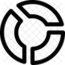 Diagramme circulaire  Icône