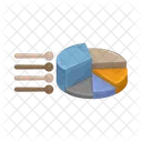 원형 차트 차트 그래프 아이콘