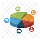 Diagramme Circulaire Diagramme Graphique Icon