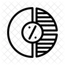 Diagramme circulaire  Icône