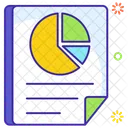 Pie Chart Business Report Business File Icon